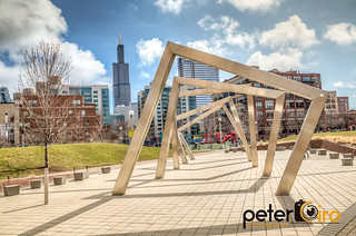 Chicago Skyline from Mary Bartelme Park