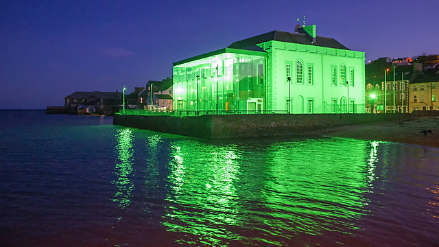 Youghal Town Hall - Green Lights For St. Patrick's Day 2021