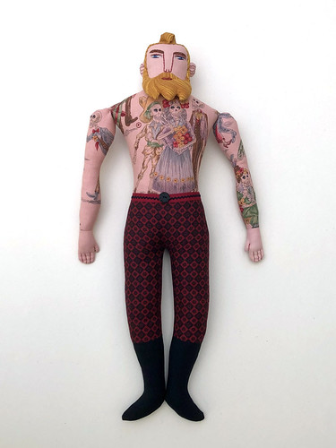 Blond Man with Skeleton Tattoos | by Mimi K