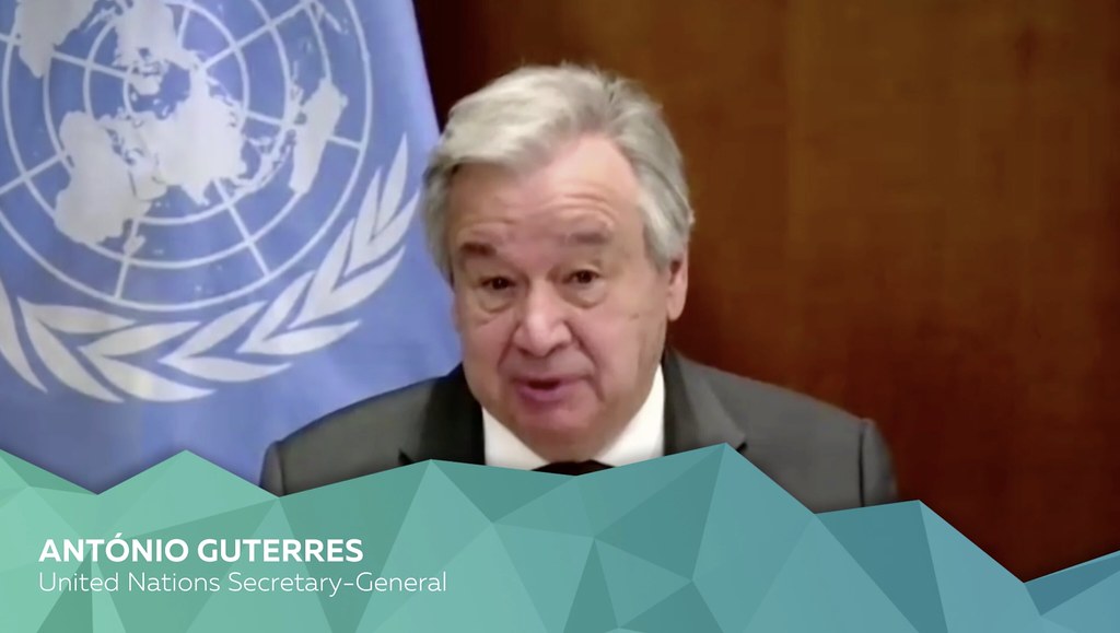 António Guterres attends the Leaders' Dialogue on Africa COVID-19 Climate Emergency