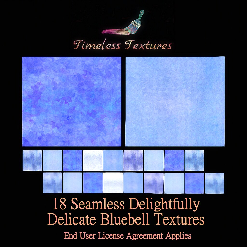 TT 18 Seamless Delightfully Delicate Bluebell Timeless Textures