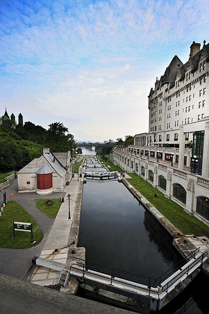 Rideau Canal Locks at the Ottawa River