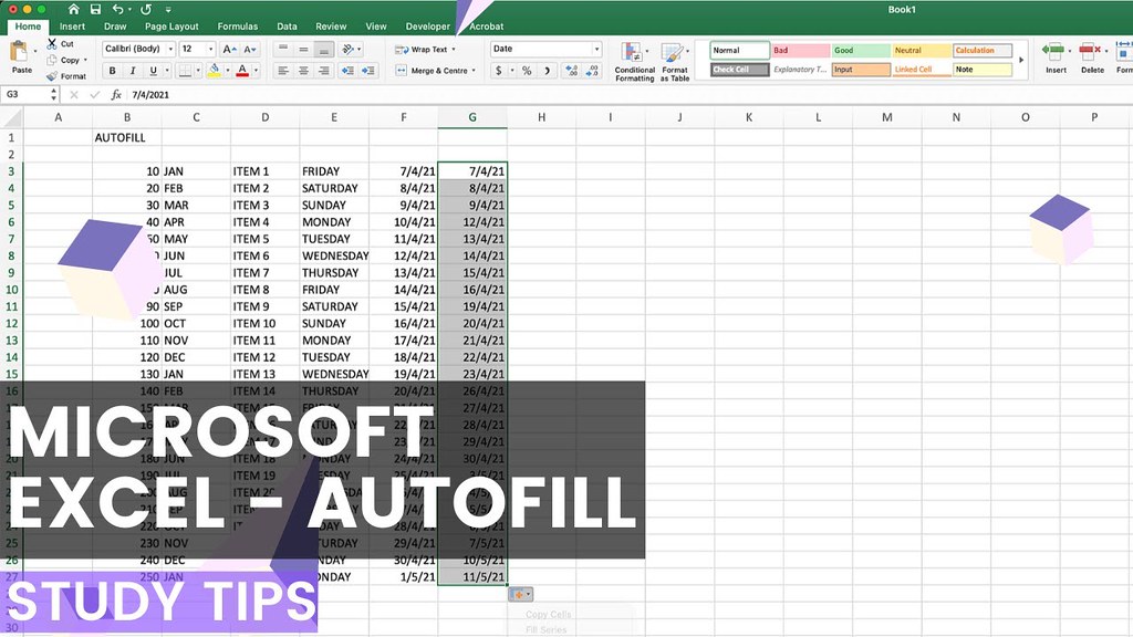 Microsoft Excel Basics - Autofill a Range in Excel | Flickr