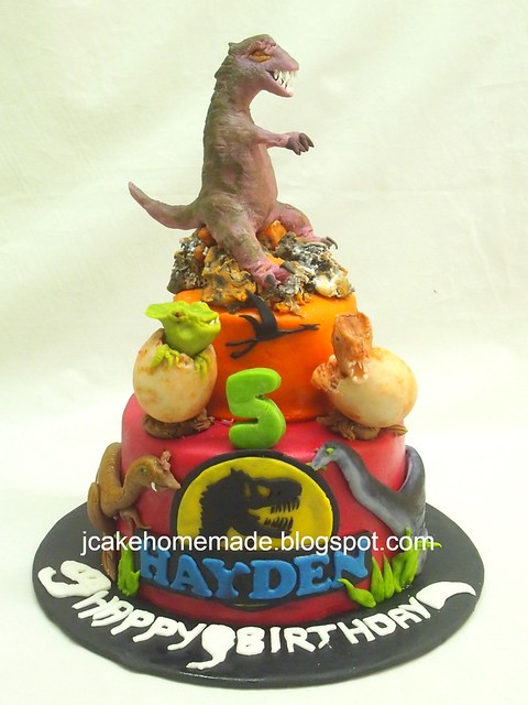 Dinosaur Birthday Cake 恐龙蛋糕