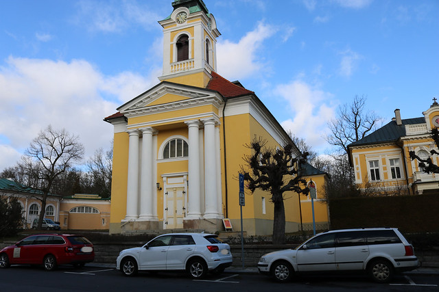 Kirche der Erhöhung des Heiligen Kreuzes in Františkovy Lázně