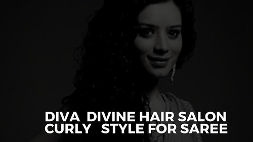 Diva Divine Hair Salon Curly Style for Saree | by monifa751