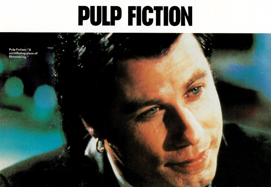 John Travolta in Pulp Fiction (1994) | British postcard, no.… | Flickr