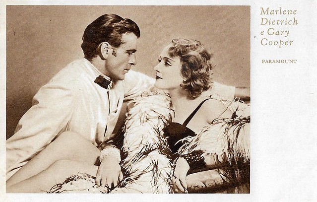 Marlene Dietrich and Gary Cooper in Morocco (1930)