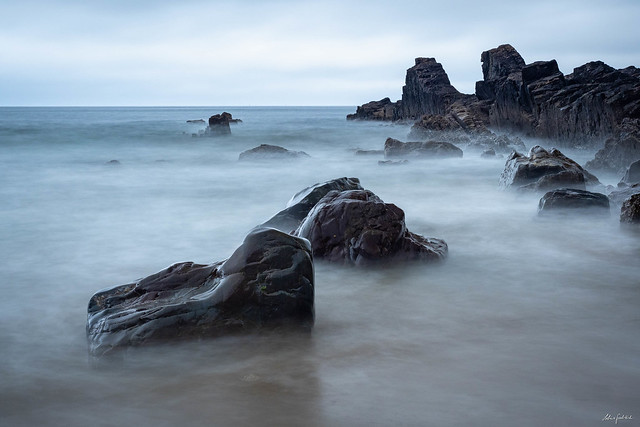 long exposure on the Brittany coast # 2