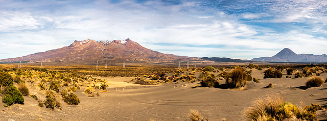 The central Plateau volcanos on NZ’s Desert Road