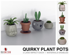 NEW! Quirky Plant Pots @ C88
