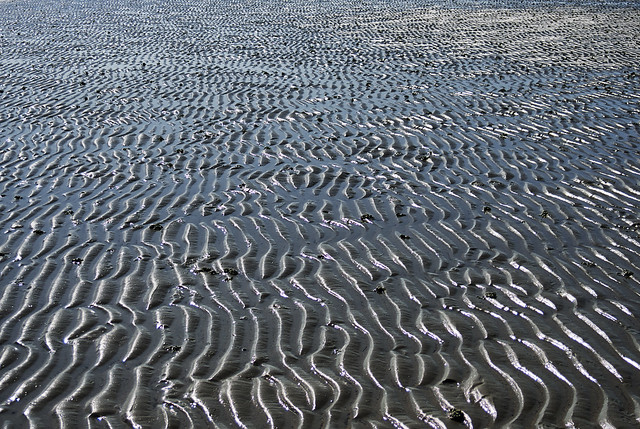 ripples in the Sun, West Wittering Beach
