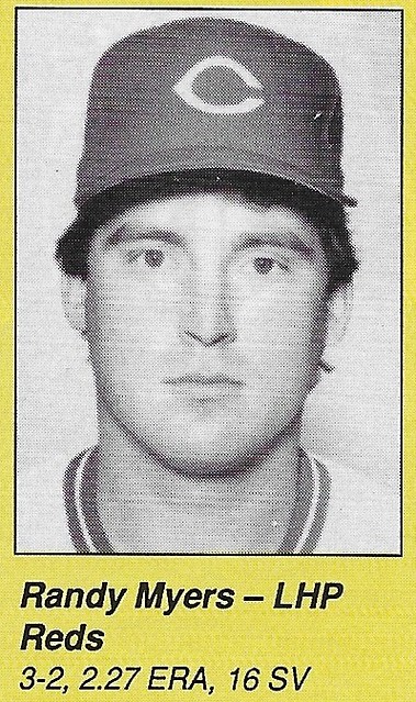 1990 All-Star Program Inserts - Myers, Randy