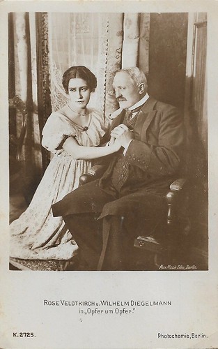 Rosa Veldtkirch and Wilhelm Diegelmann in Opfer um Opfer (1918)