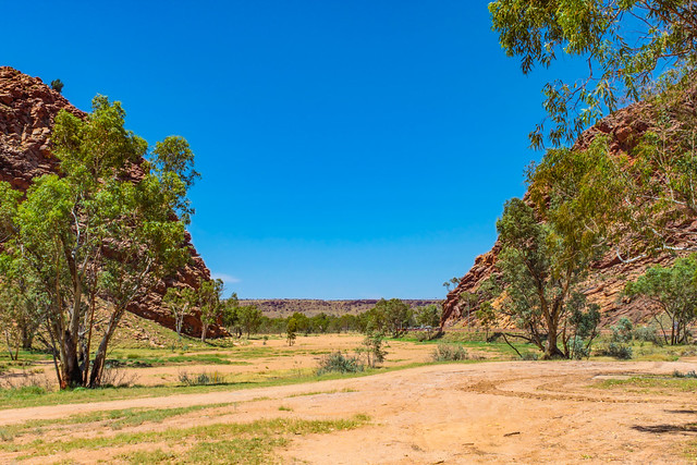Der Heavitree Gap in Alice Springs
