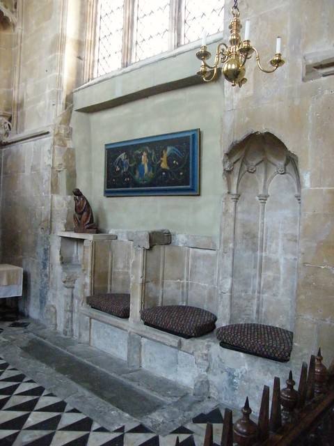 Sedilia Edington Priory church