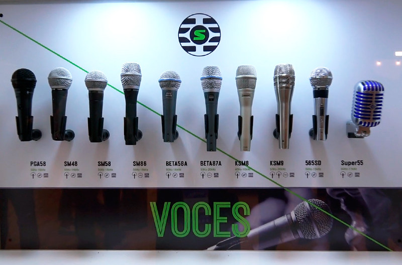 Shure Microfonos para voces