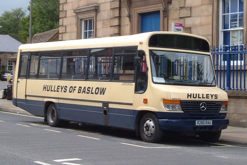 R280 RAU ‘Hulleys of Baslow’ No. 9. Mercede-Benz Vario / Plaxton Beaver on Dennis Basford’s railsroadsrunways.blogspot.co.uk’