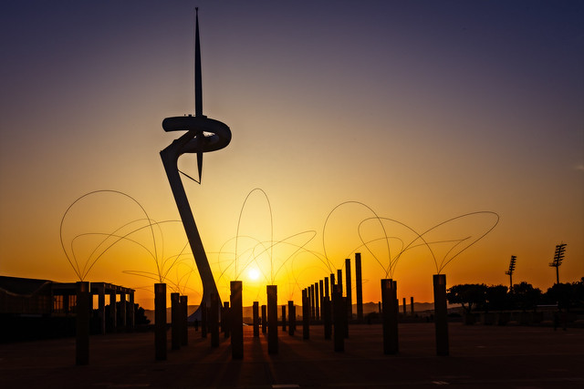 Torre de Calatrava at sunset