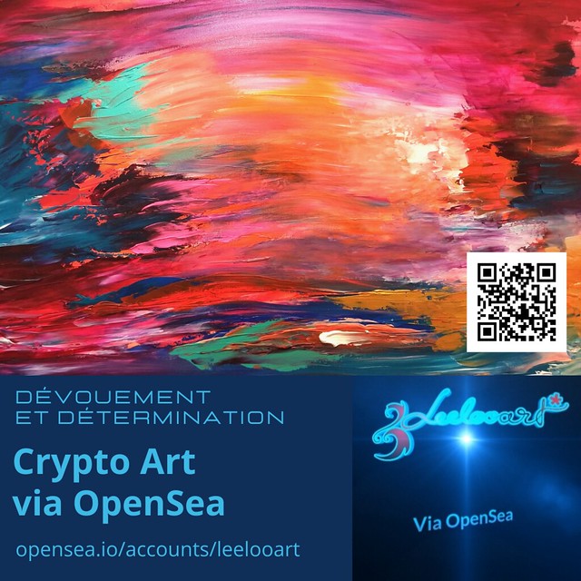 NFT Crypto art via OpenSea