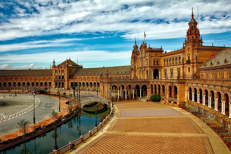 A photo of Plaza Espana in Seville