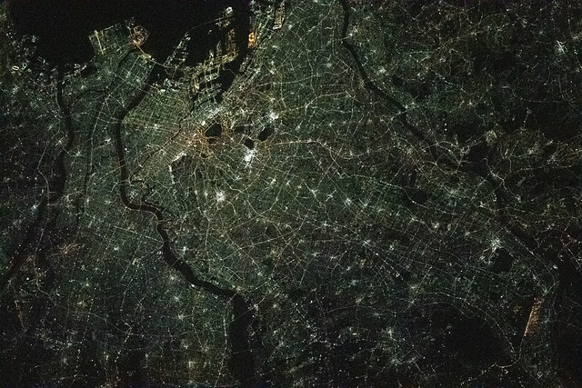 The night lights of Tokyo
