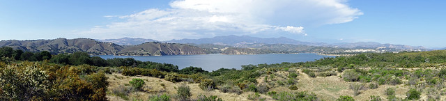 Panaorama Shot of Cachuma Lake at CA-SR 154, CA