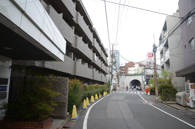 Road under Yamanote Line between Takada-no-baba and Mejiro