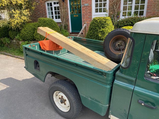 Posts for door opening