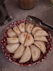 Ukrainian Garlic Pierogis (Vegan)