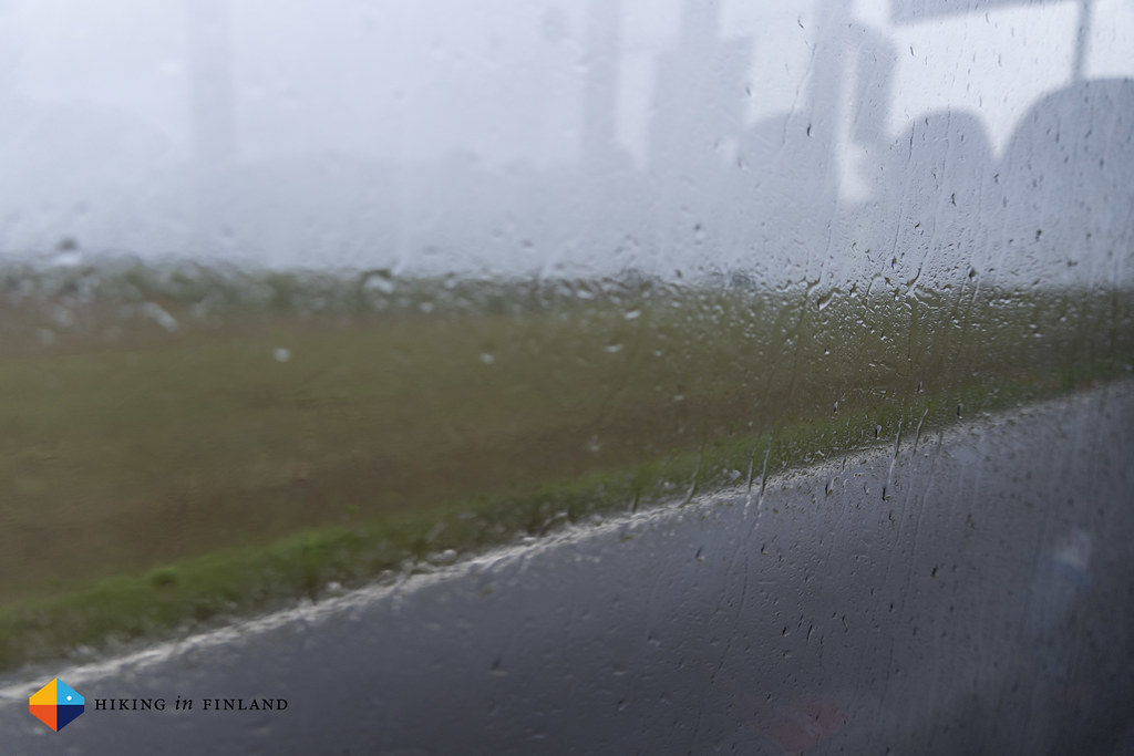 Rainy bus ride