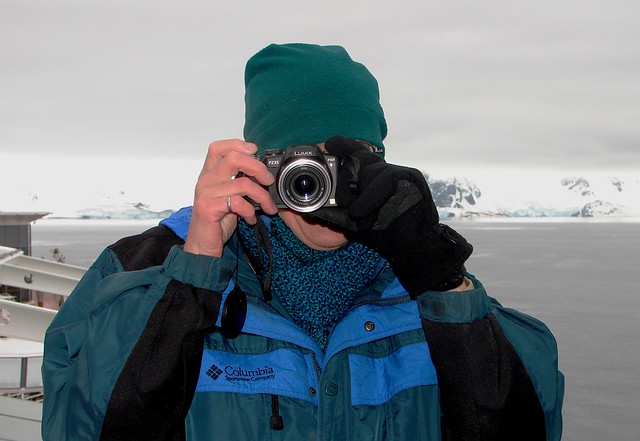 Cold Day Taking Pictures at Elephant Island, Antarctica