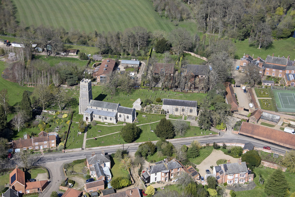 South Walsham aerial image: The Church of St Mary & St Lawrence's Centre for Training and the Arts