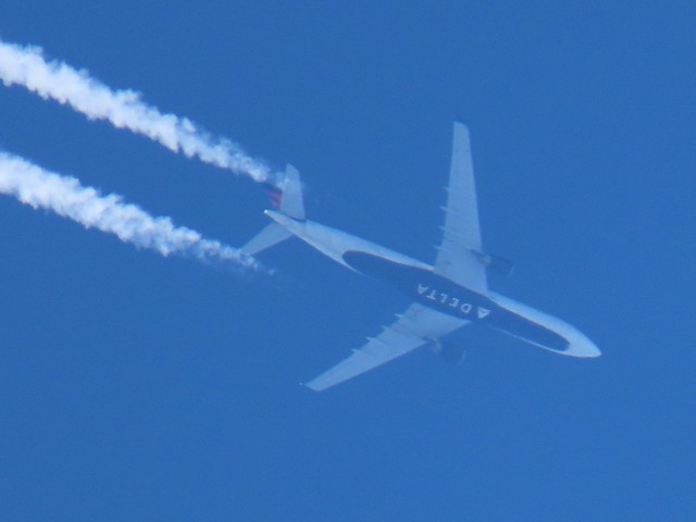 Delta Airlines 135, Airbus A330-323 (N805NW) Amsterdam To Detroit, Over Selby North Yorkshire