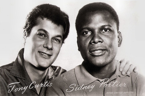 Tony Curtis and Sidney Potier in The Defiant Ones (1958)