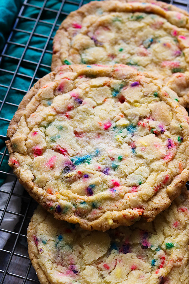 Pan-Banging Funfetti Sugar Cookies