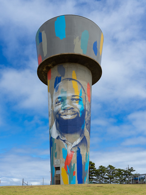 Warnambool Water Tower Art 'Our Story Mural' By Claire Foxton