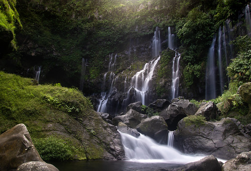 réunion île island cascade water waterfall nature green landscape paysage rivière river outside nd1000 outdoor