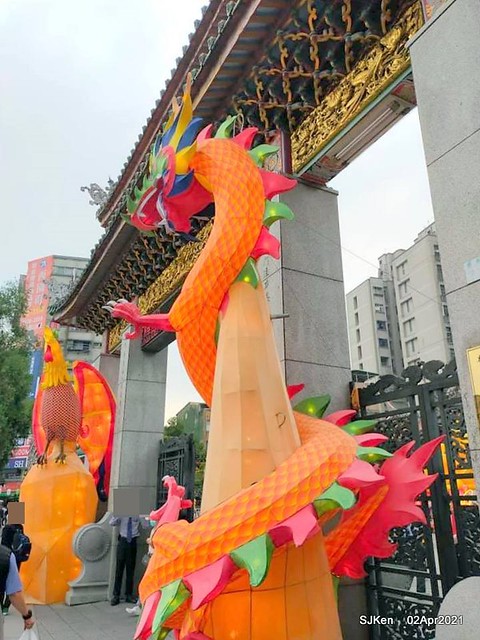 「龍山寺」(Longshan temple), Taipei, Taiwan, SJKen, Apr 2,2021.