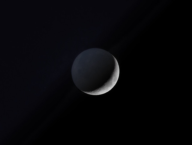 20210416 Earthshine Moon