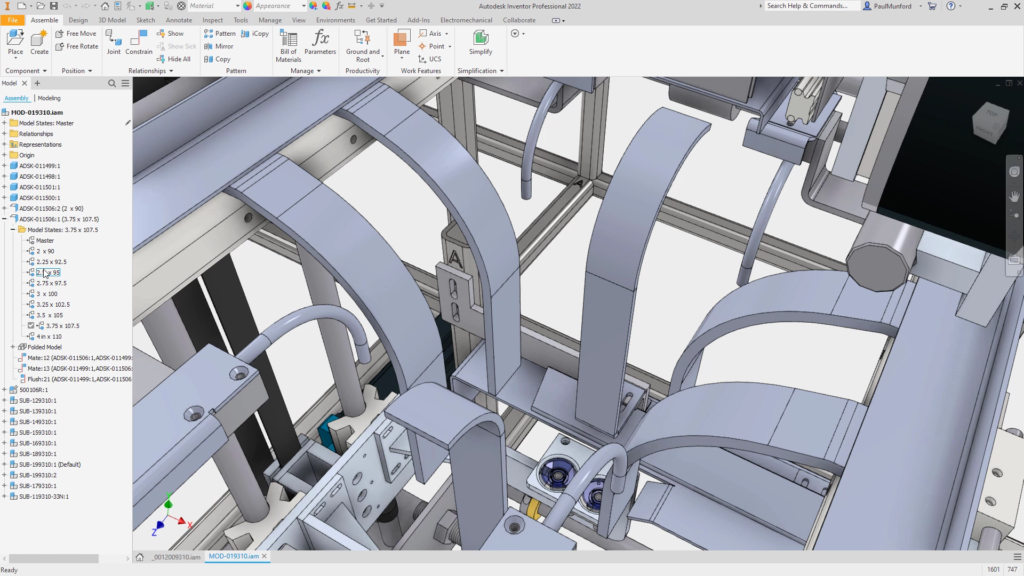 Working with Autodesk Inventor Professional 2022 full