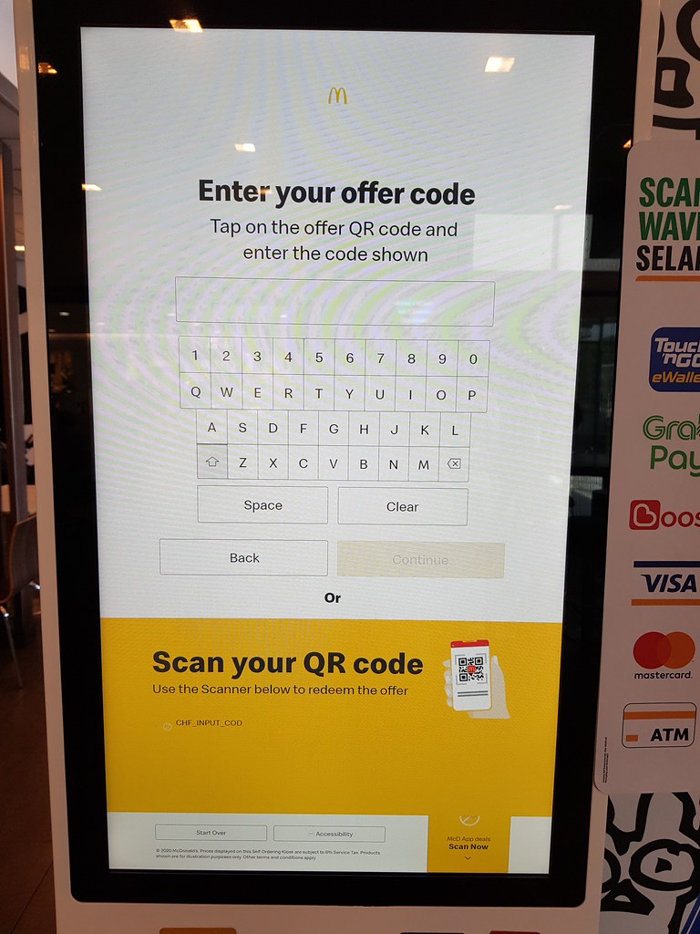 new Digital Rewards for McCafe @ 麥當勞 McDonalds Main Place Mall USJ21
