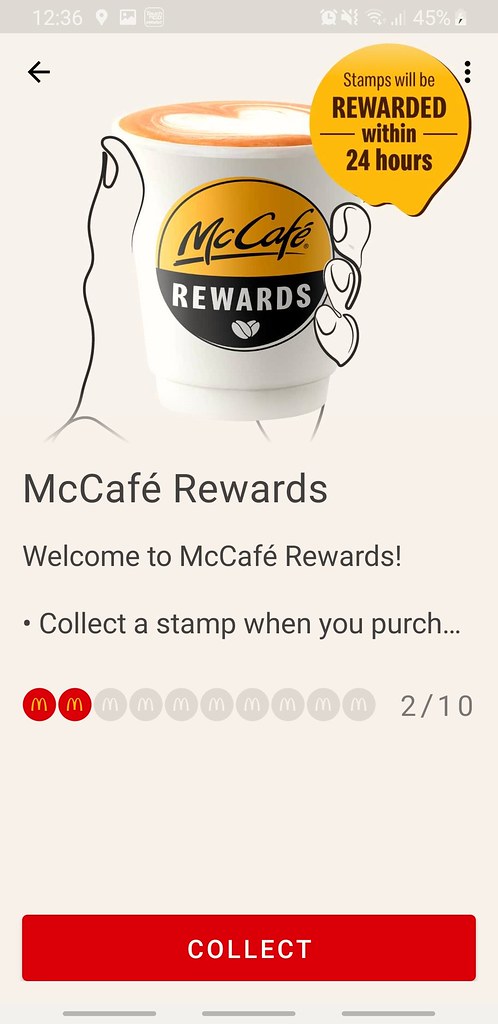 new Digital Rewards for McCafe @ 麥當勞 McDonalds Main Place Mall USJ21