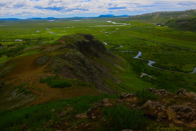 Republic of Iceland ~ Landmannalaugar Route ~  Ultramarathon is held on the route each July ~ 7 ~ Landmannalaugar Route ~  Ultramarathon is held on the route each July ~  View into the Vally