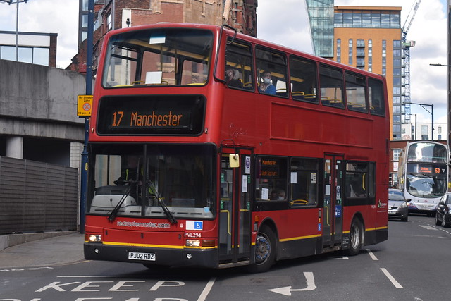 PVL294 PL02 RDZ Red Routemaster Buses