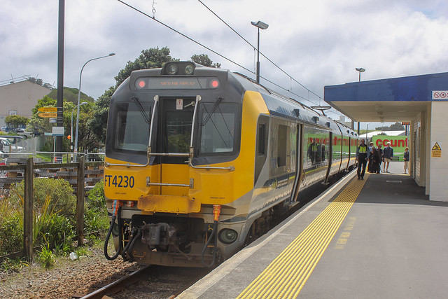 FT 4230, Local EMU at at Johnsonville, Wellington, 11 November 2014,