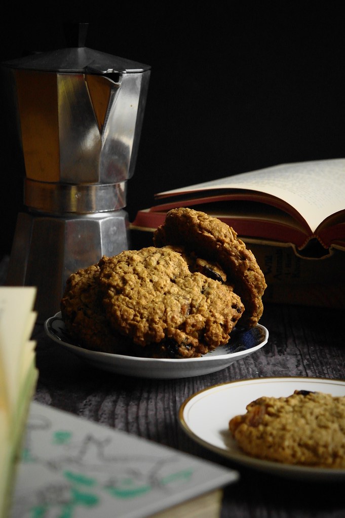 oatmeal cookies with dried fruit (for reading)