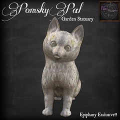 HEXtraordinary - Pomsky Pal Garden Statue at The Epiphany