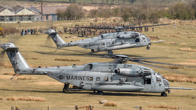 Sikorsky CH-53E Super Stallion I BLACKOUT21 & 22 I VMM-162 ‘Golden Eagles’ USMC