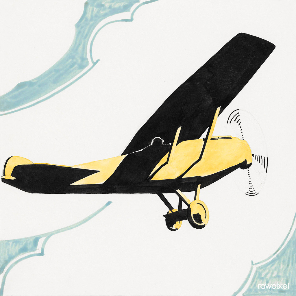 Aircraft (1906–1945) print in high resolution by Reijer Stolk. Original from the Rijksmuseum. Digitally enhanced by rawpixel.